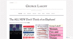 Desktop Screenshot of georgelakoff.com
